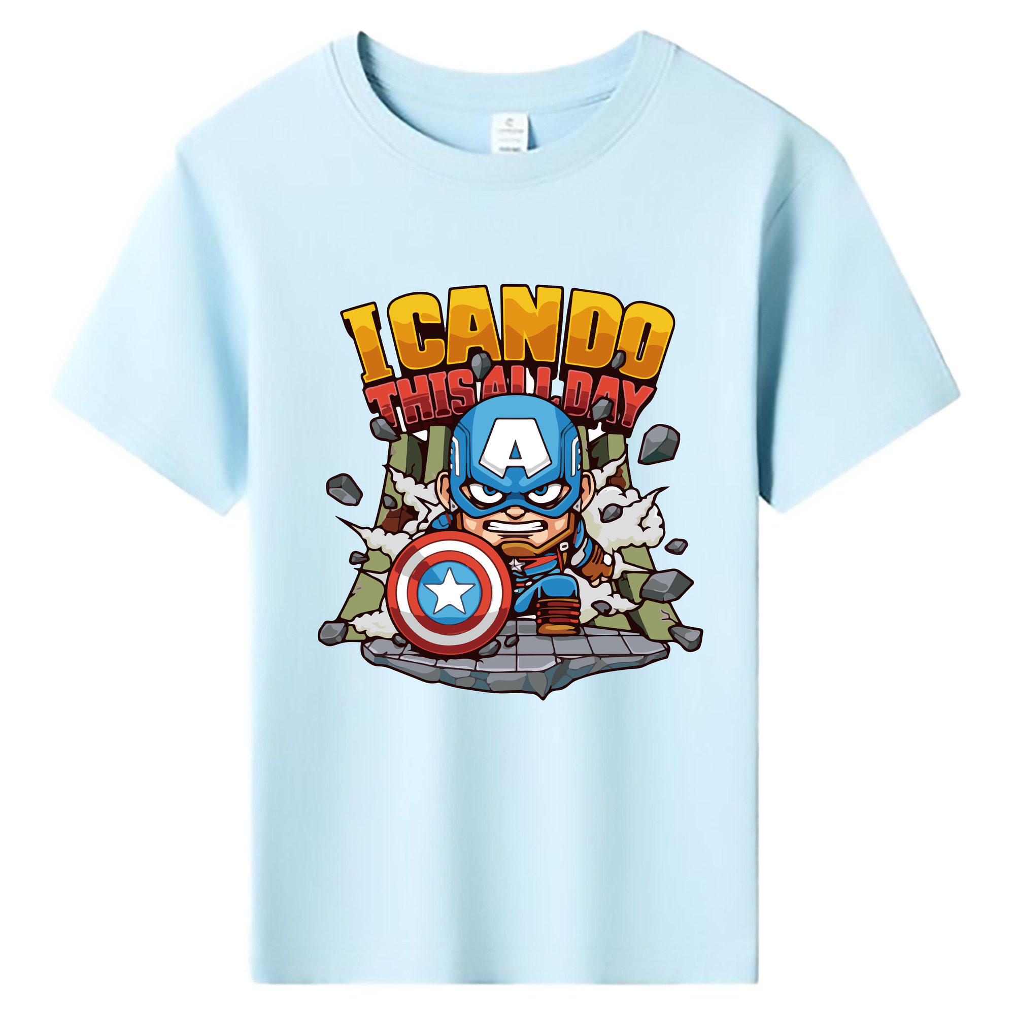 （画像用） アベンジャーズ The Avengers 綿100％キッズTシャツ（フロントプリント）